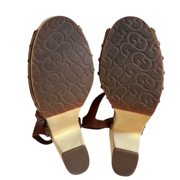 UGG NADIA STRAPPY BOHO WOODEN PLATFORM HEELS SIZE 9 - Picture 11 of 16